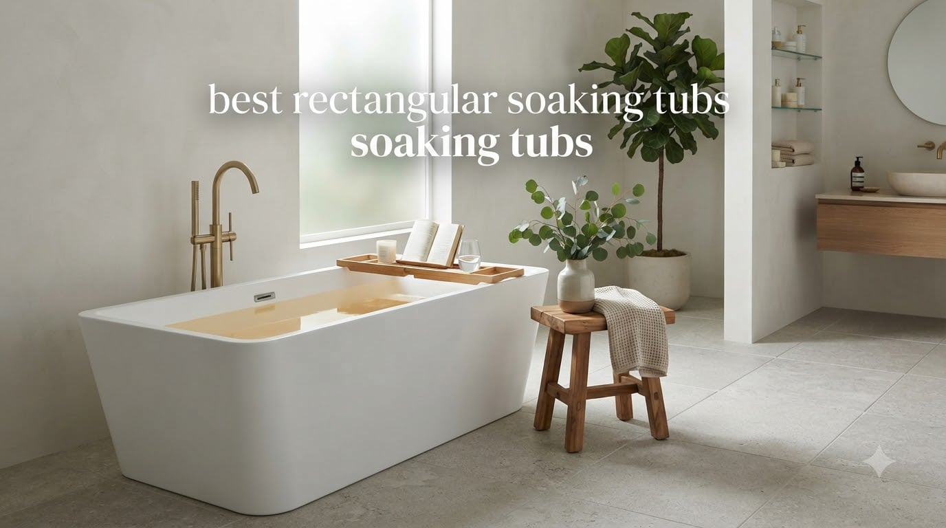 best rectangular soaking tubs