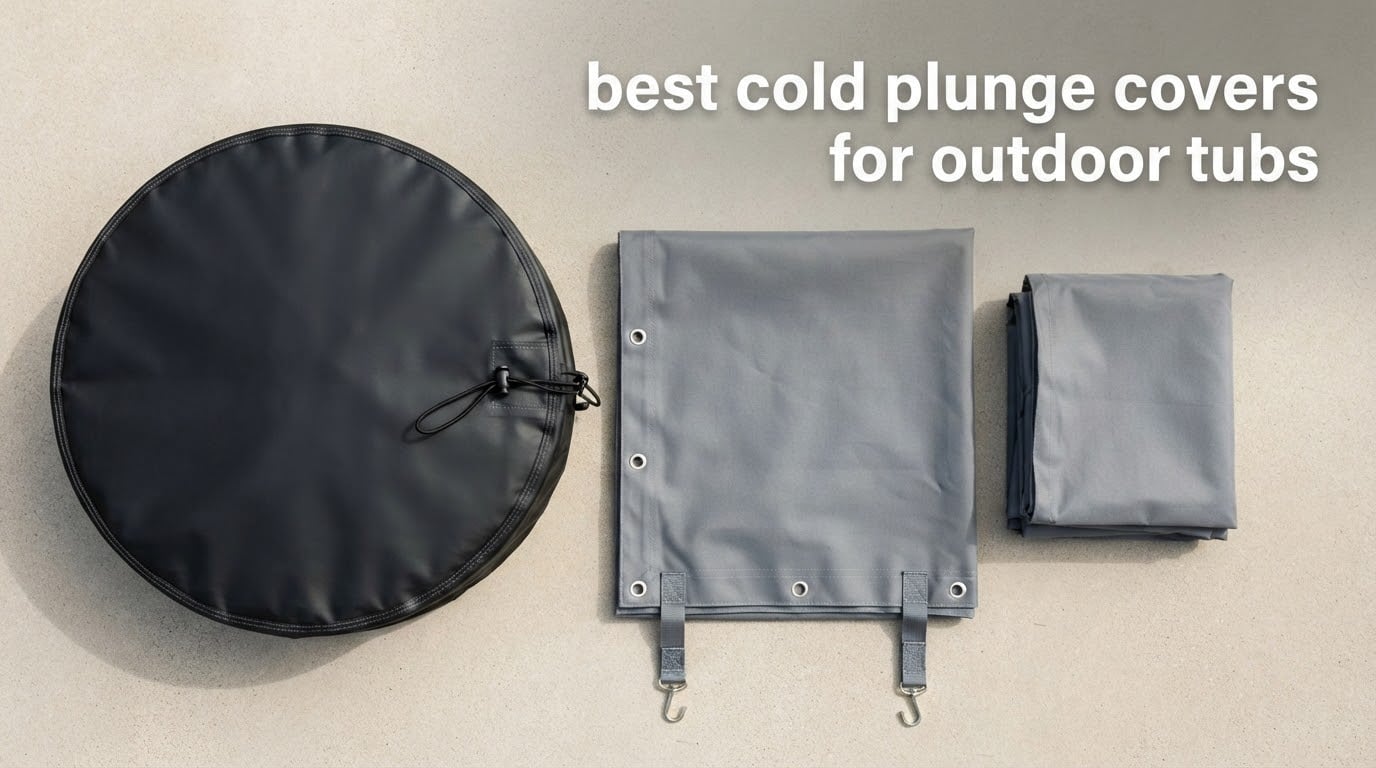 best cold plunge covers for outdoor tubs