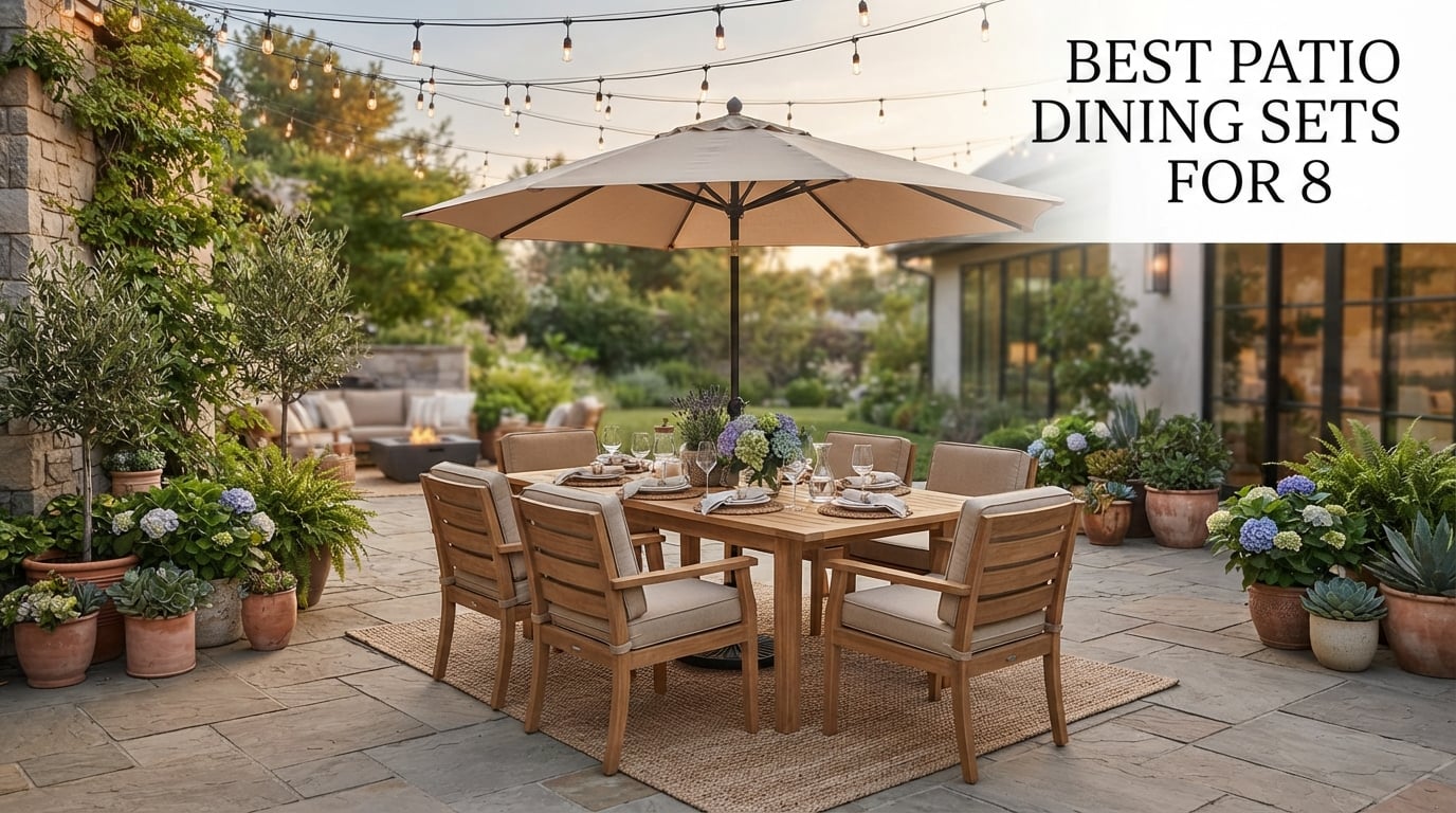 best patio dining sets for 8