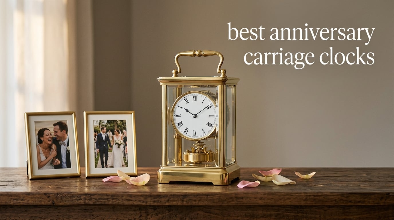 best anniversary carriage clocks