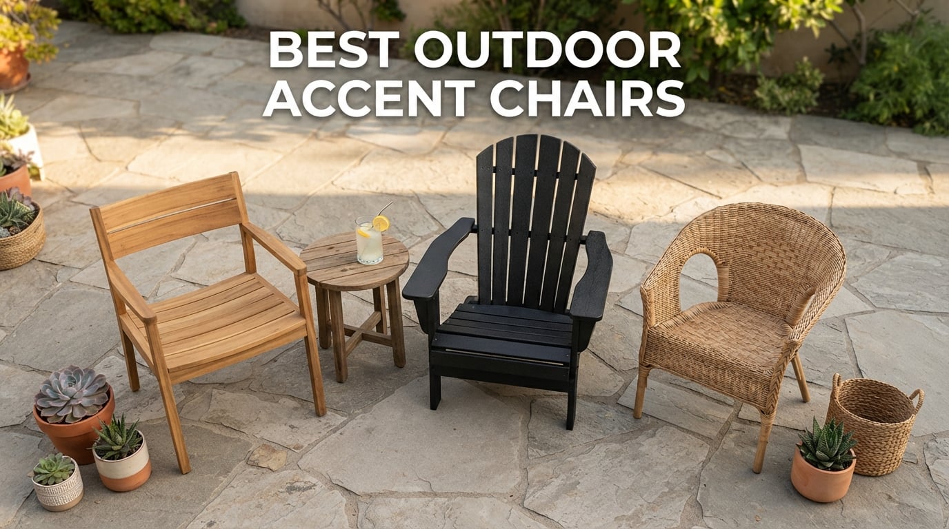 best outdoor accent chairs