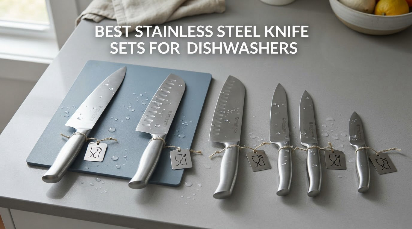 best stainless steel knife sets for dishwashers