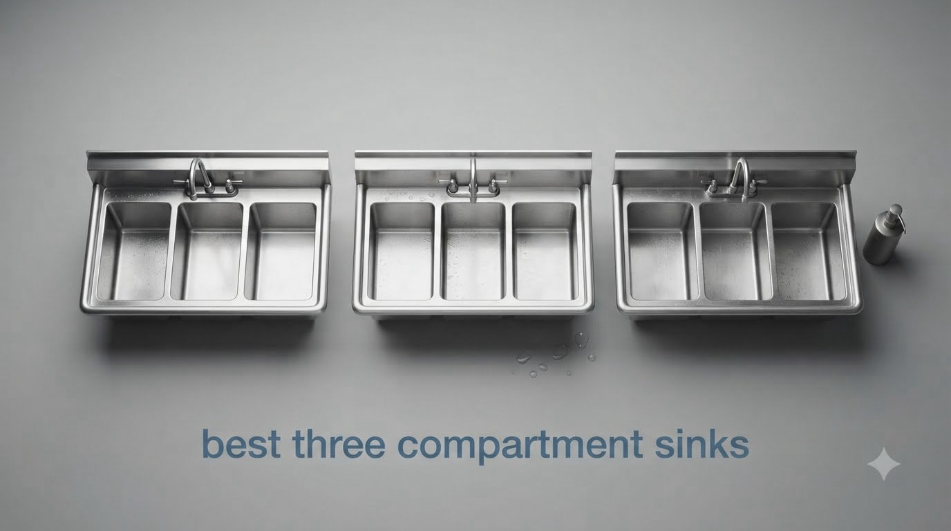 best three compartment sinks