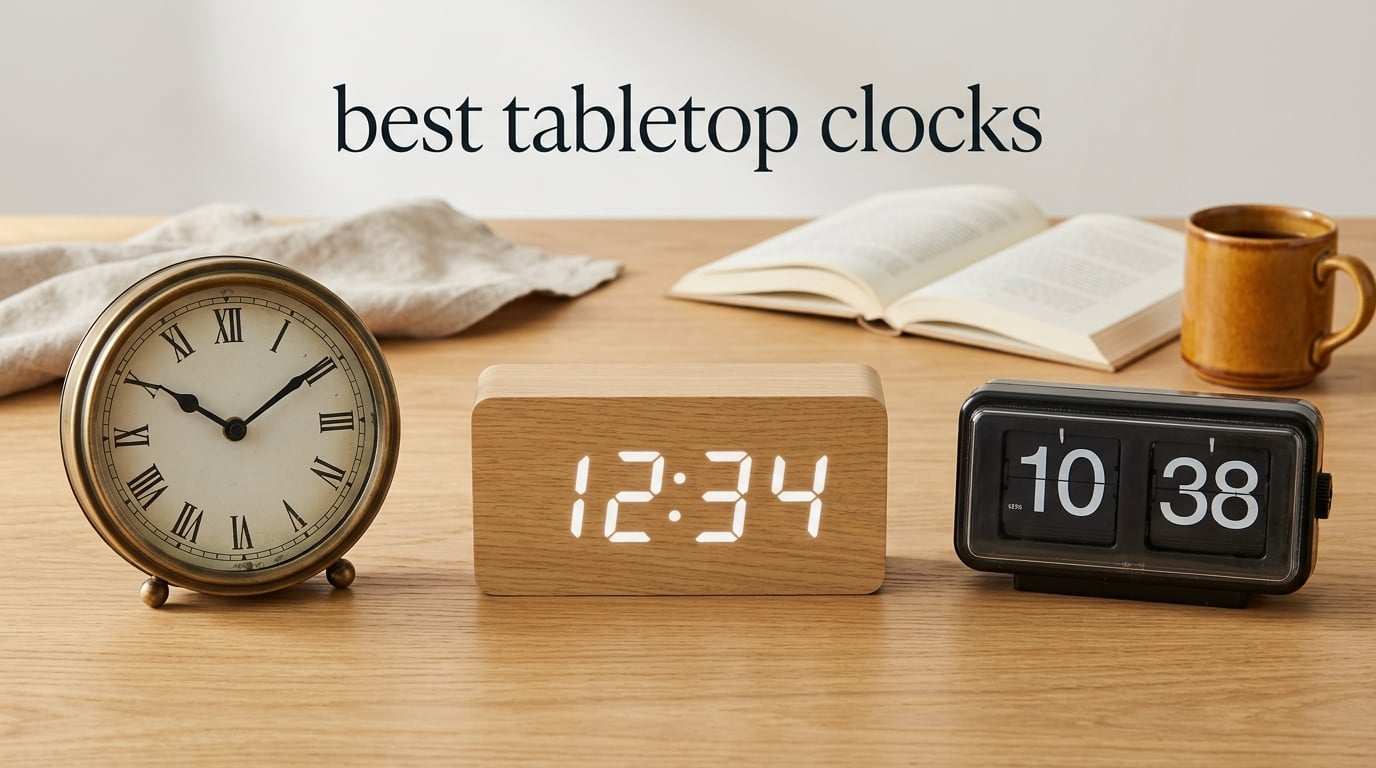best tabletop clocks