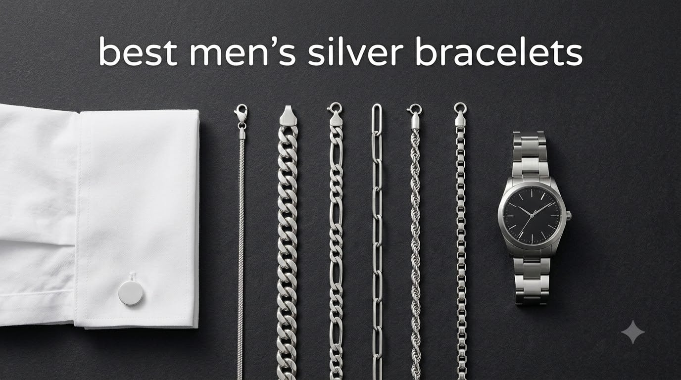 best men's silver bracelets