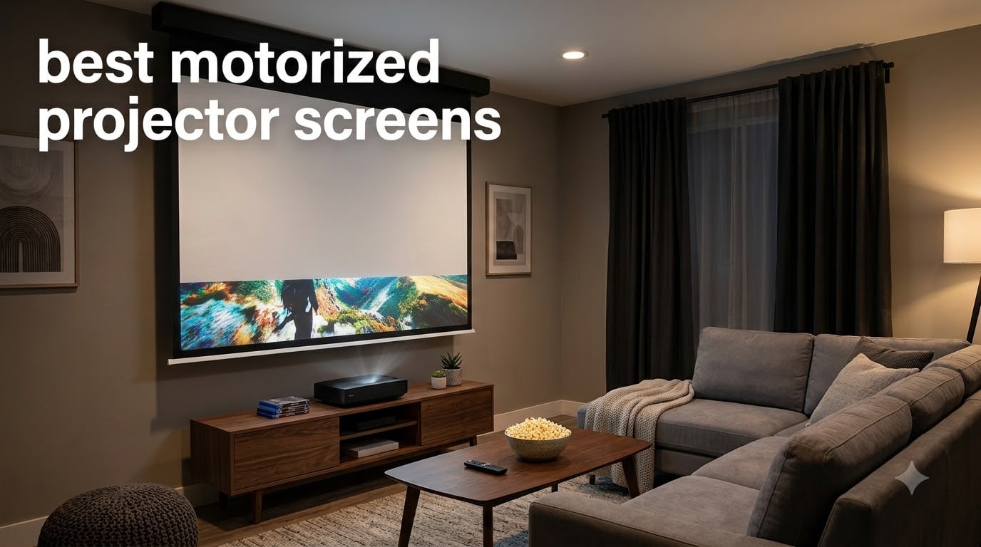 best motorized projector screens