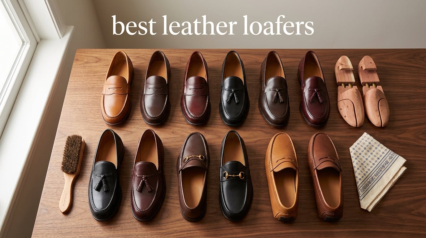best leather loafers