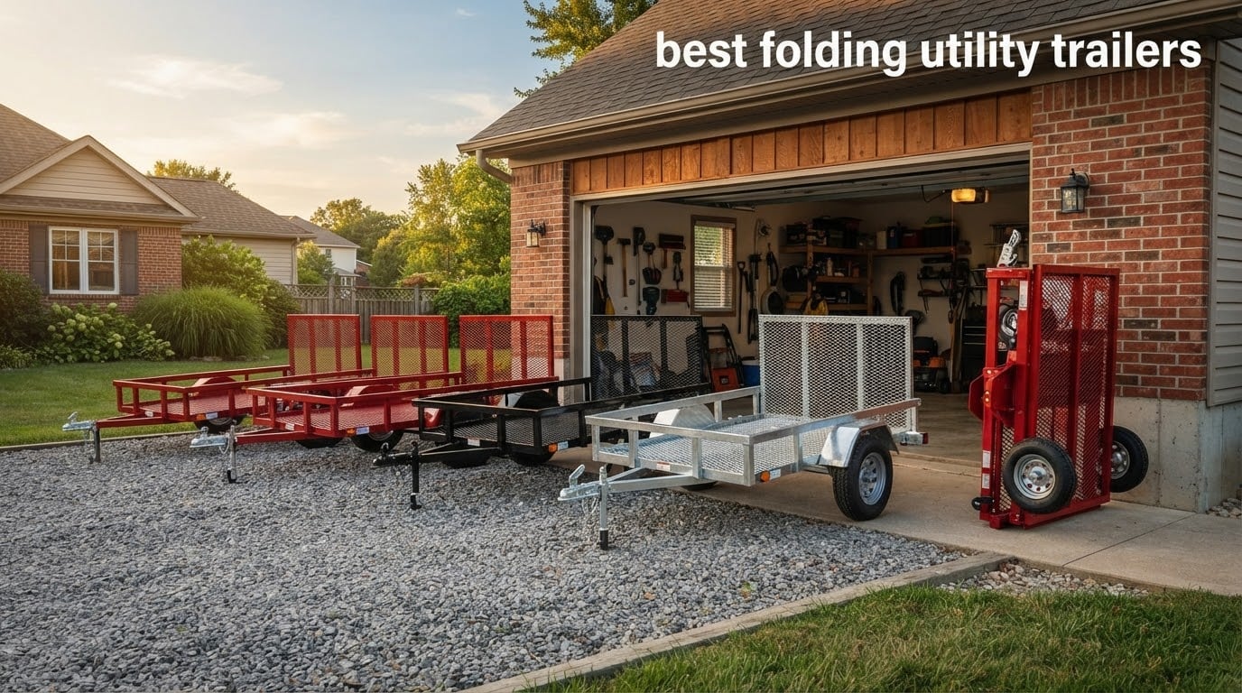 best folding utility trailers