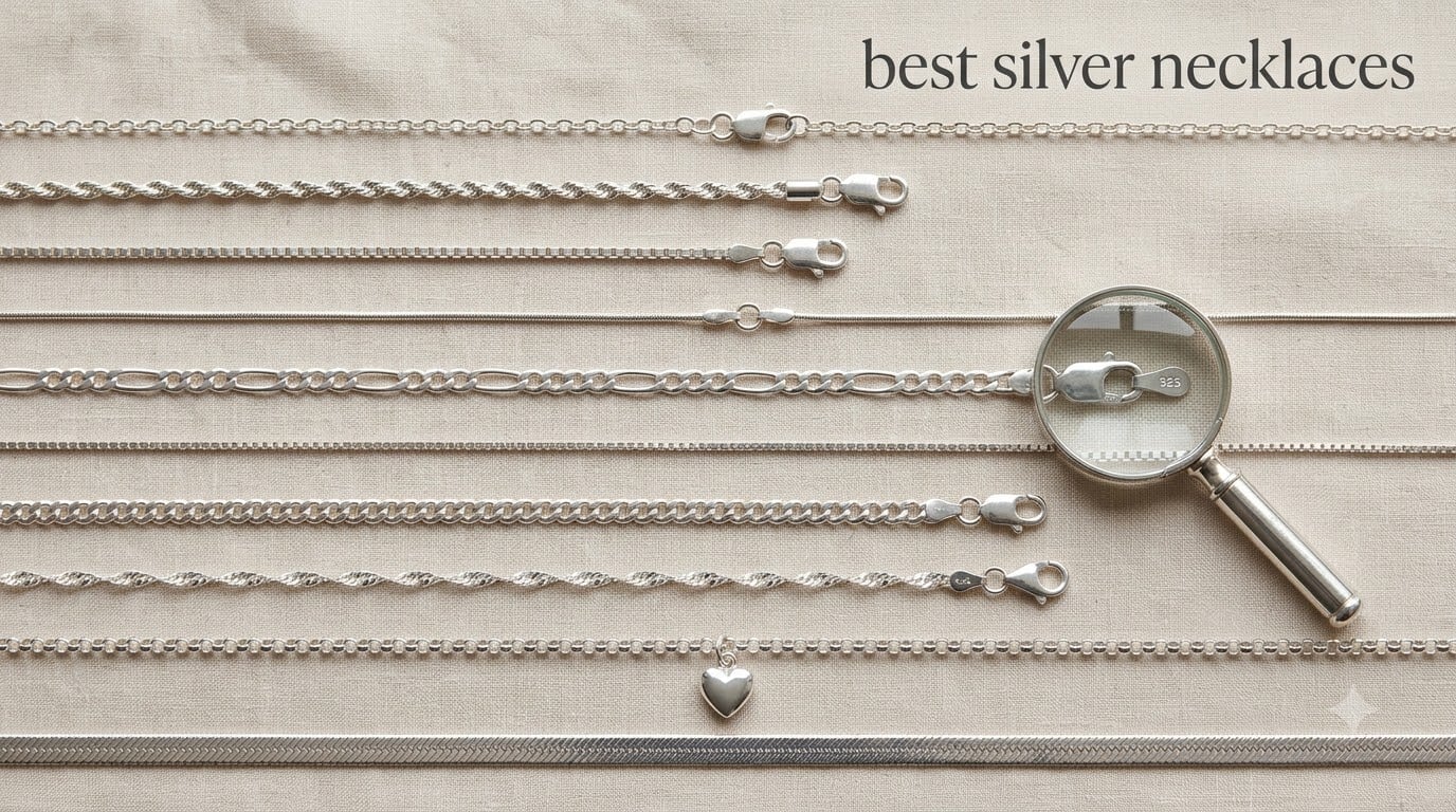 best silver necklaces