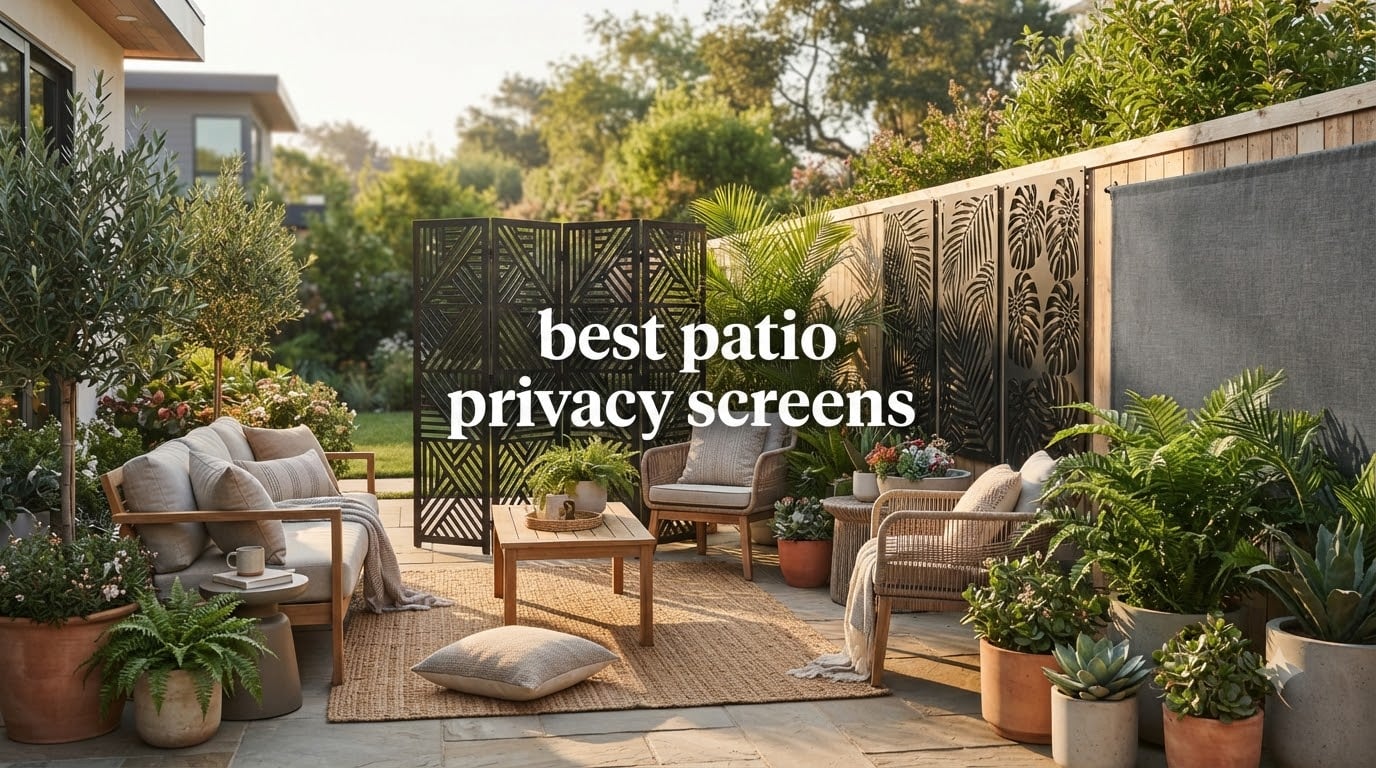 best patio privacy screens