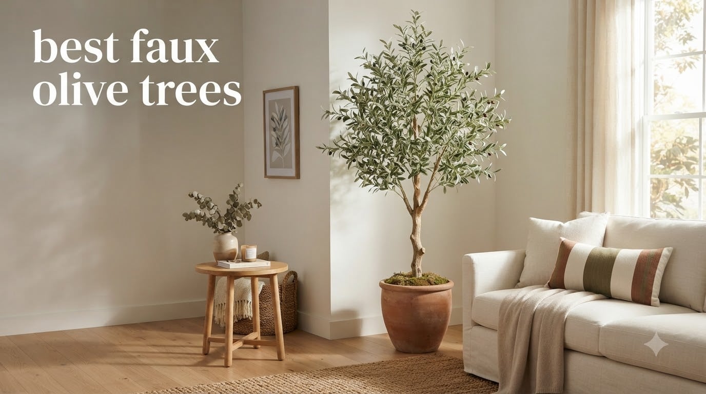 best faux olive trees