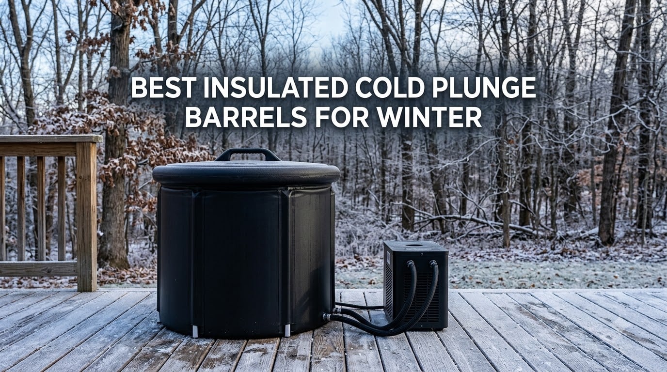 best insulated cold plunge barrels for winter