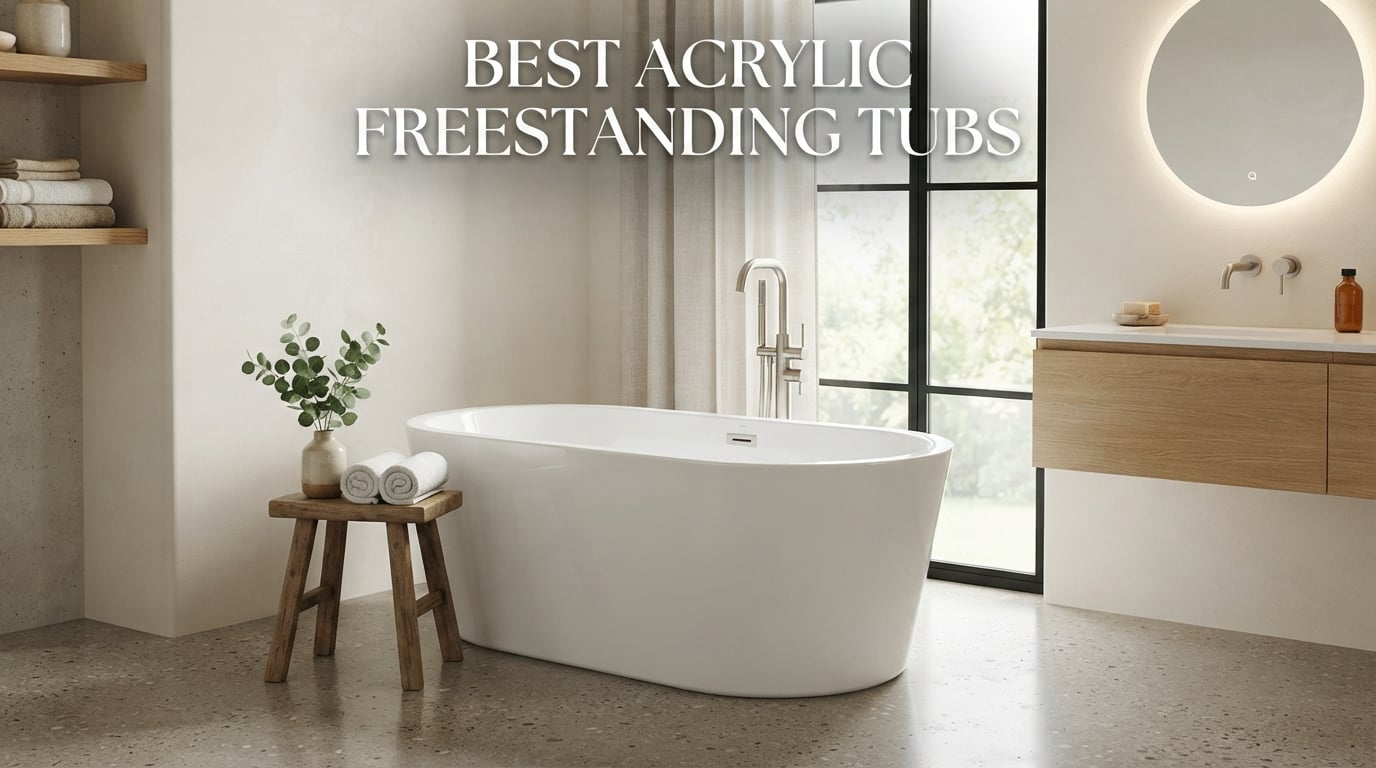 best acrylic freestanding tubs