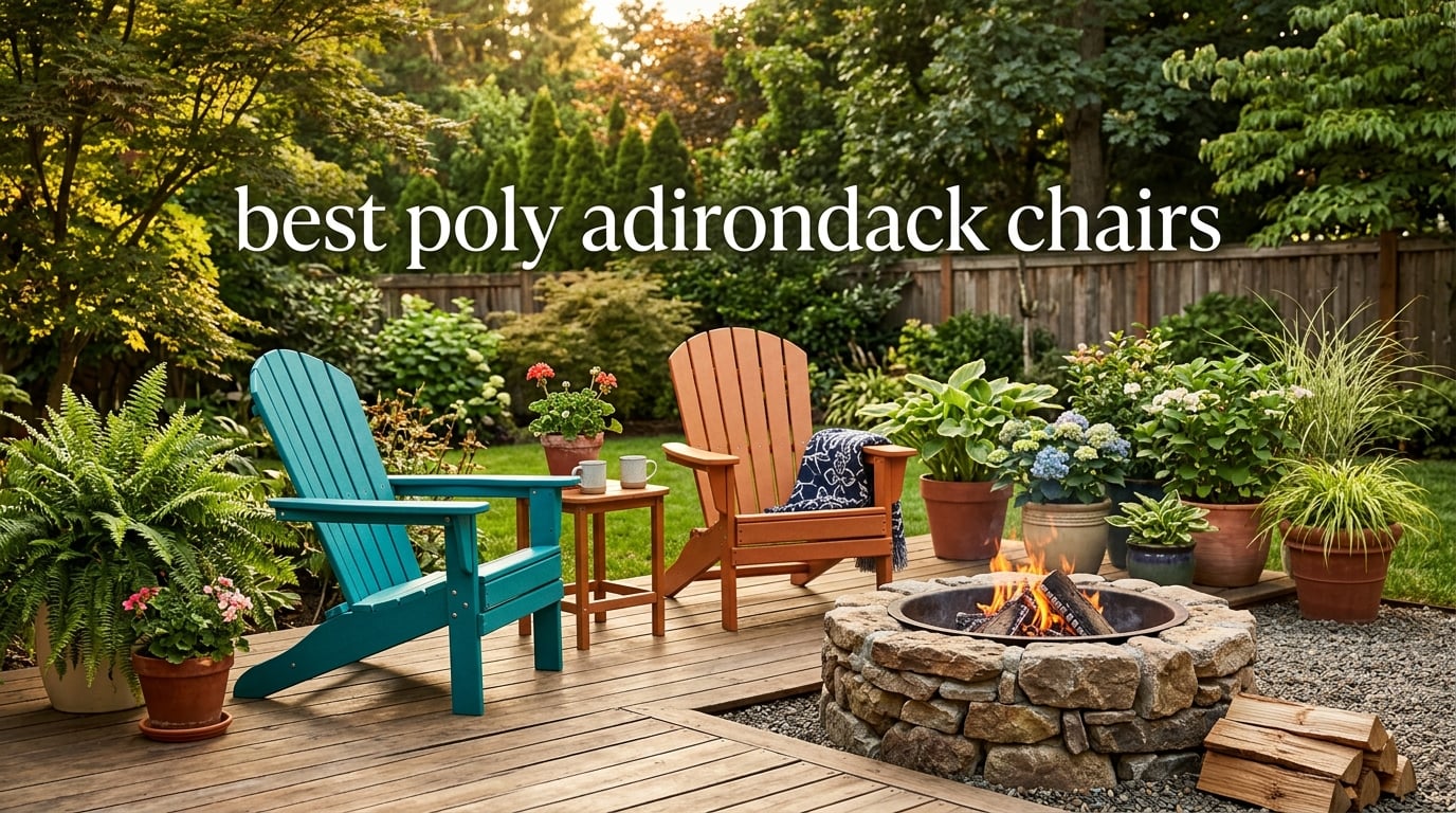 best poly adirondack chairs