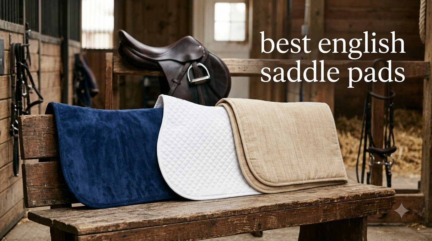 best english saddle pads