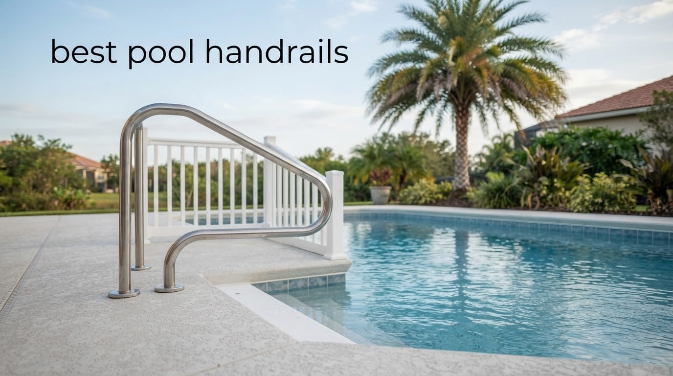 best pool handrails
