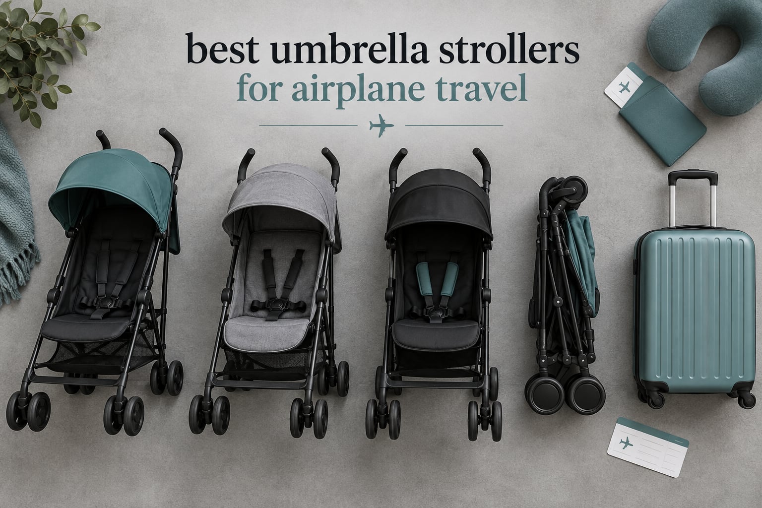 best umbrella strollers for airplane travel