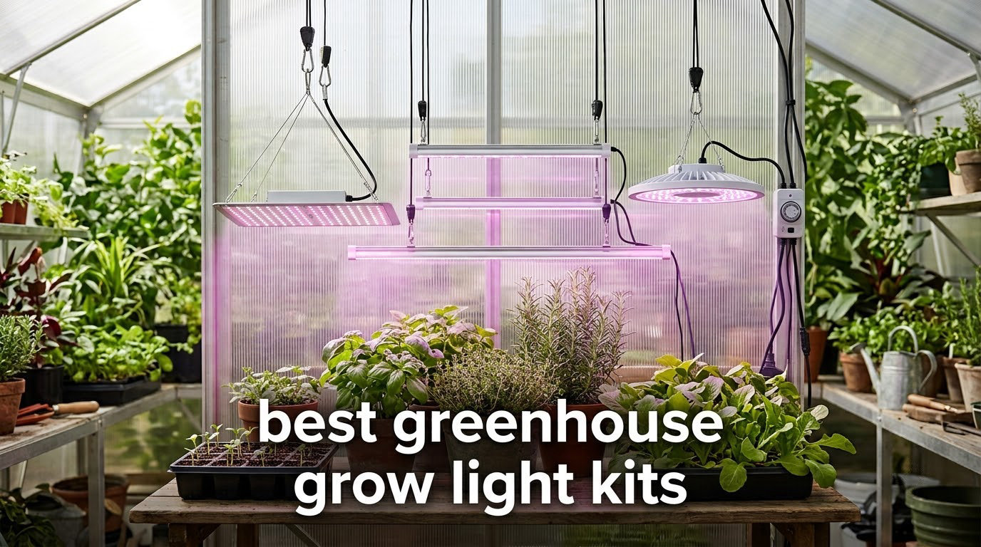 best greenhouse grow light kits