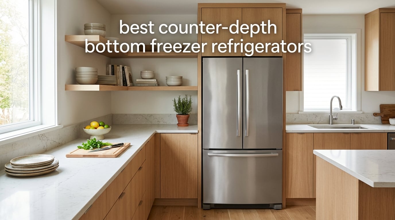 best counter-depth bottom freezer refrigerators