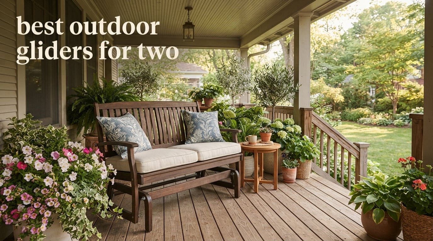 best outdoor gliders for two