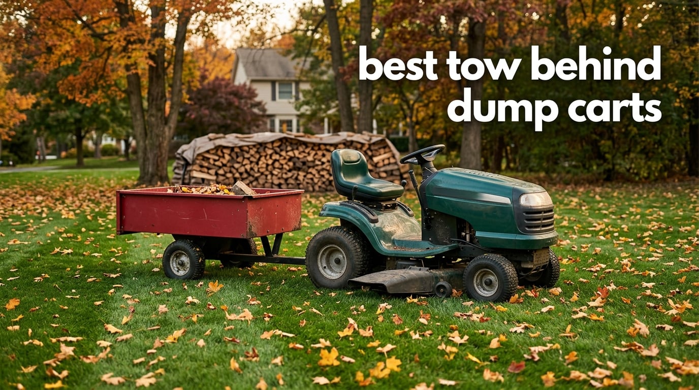 best tow behind dump carts