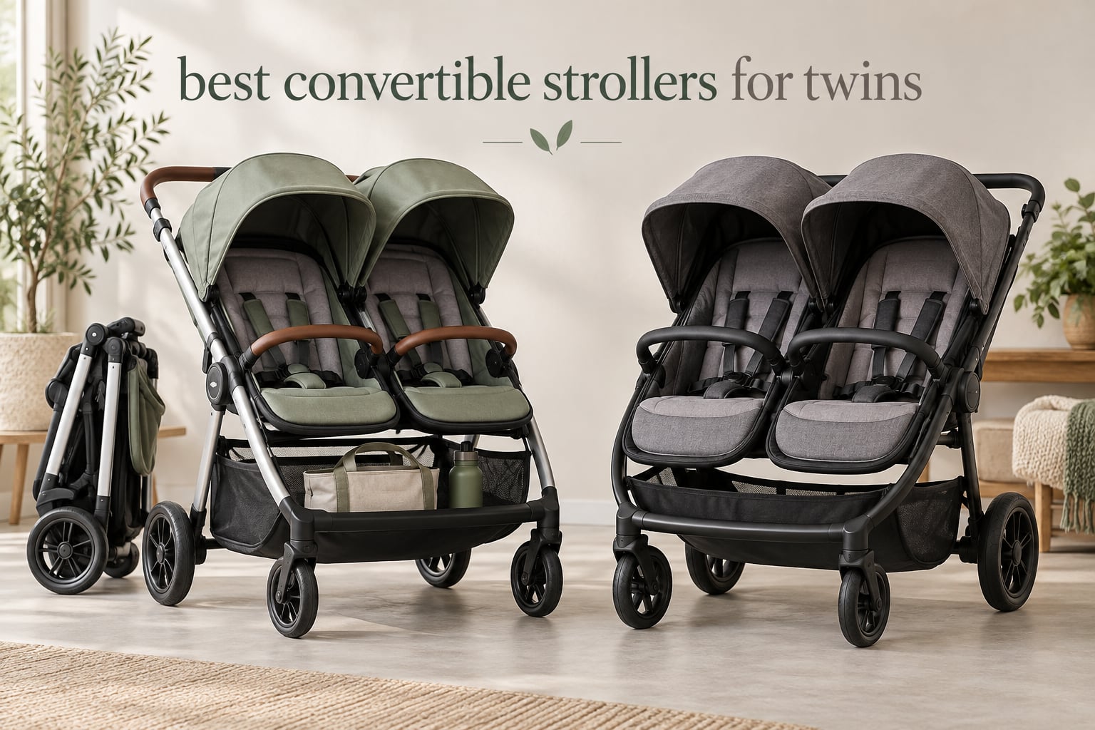 best convertible strollers for twins