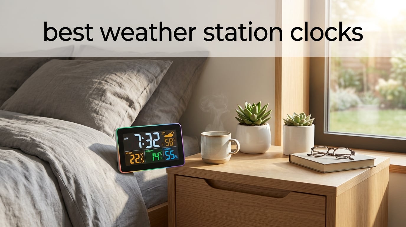 best weather station clocks