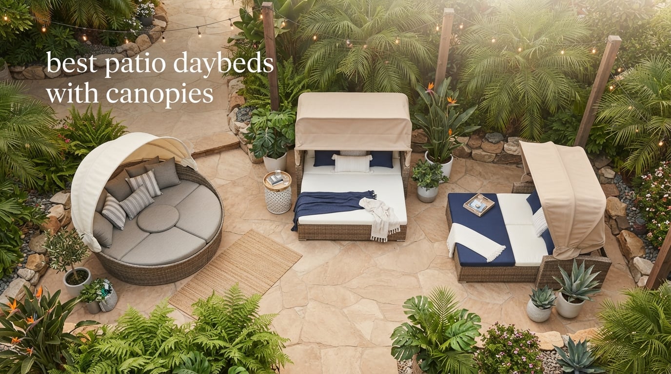 best patio daybeds with canopies