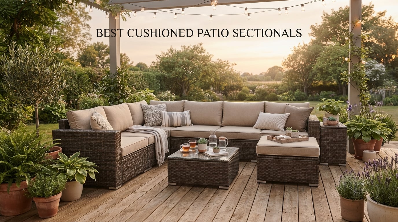 best cushioned patio sectionals