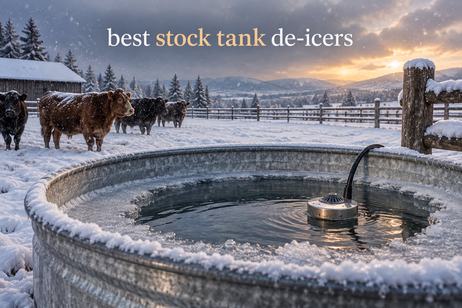 best stock tank de-icers