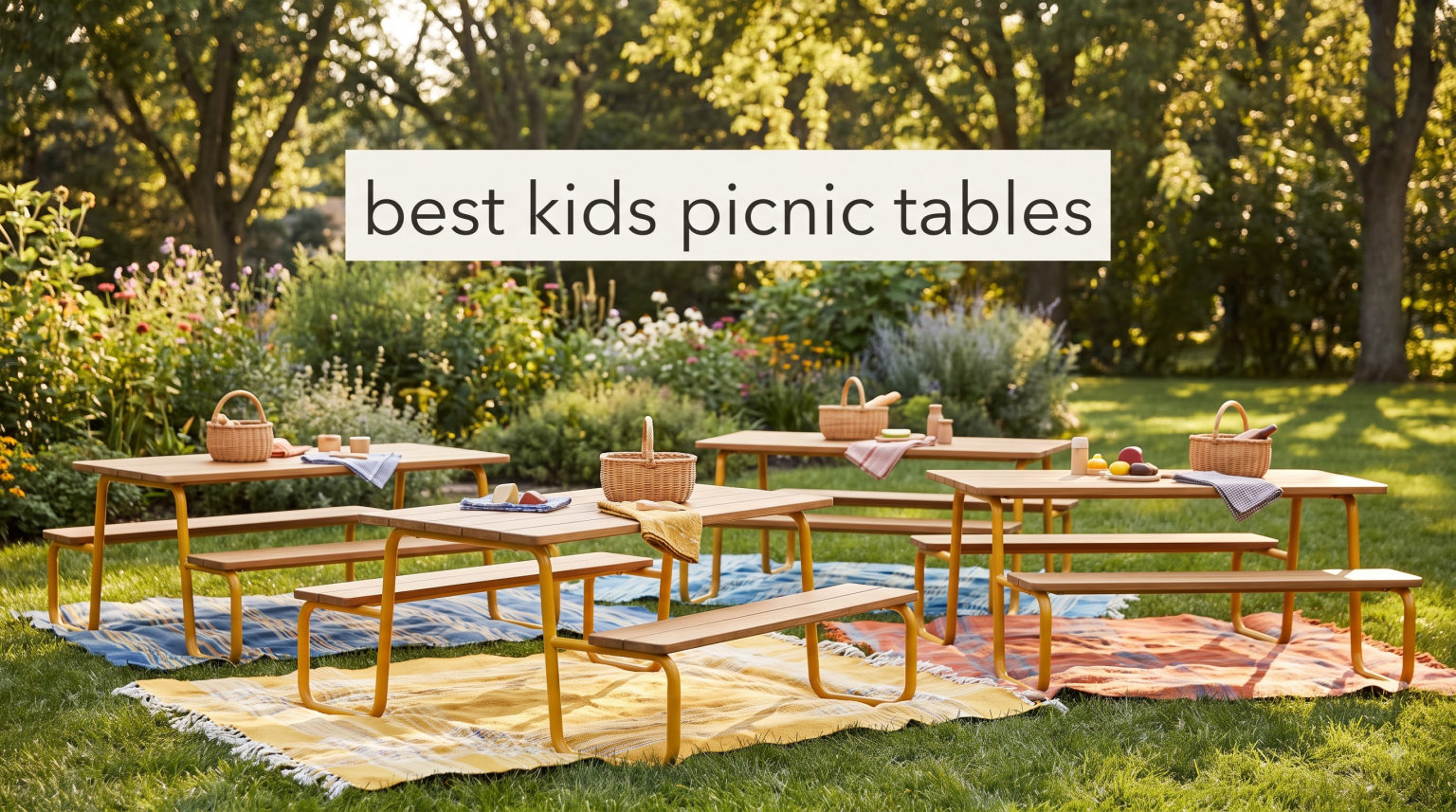 best kids picnic tables