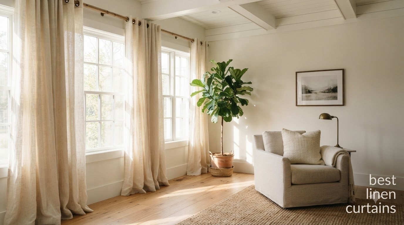 best linen curtains