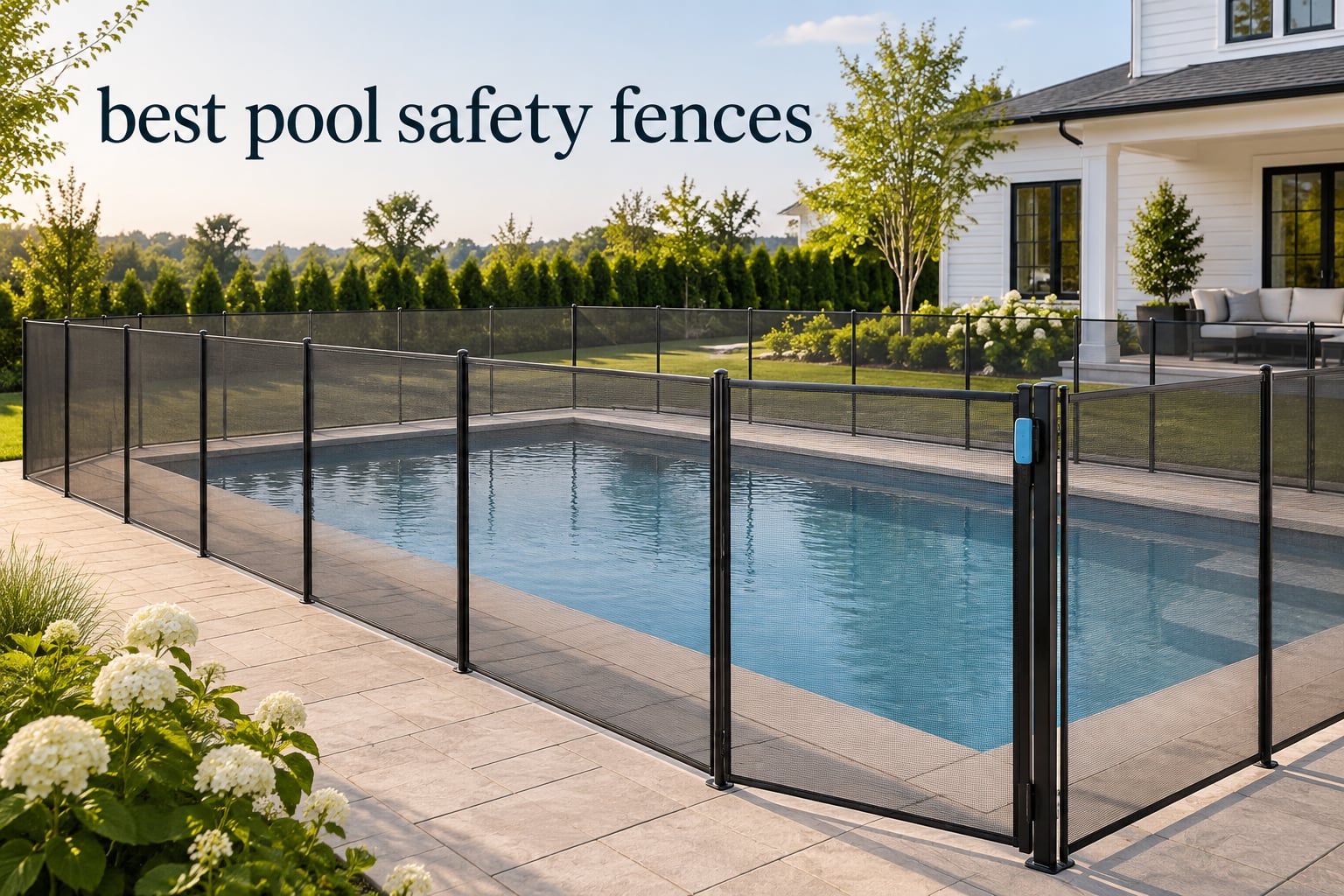 best pool safety fences
