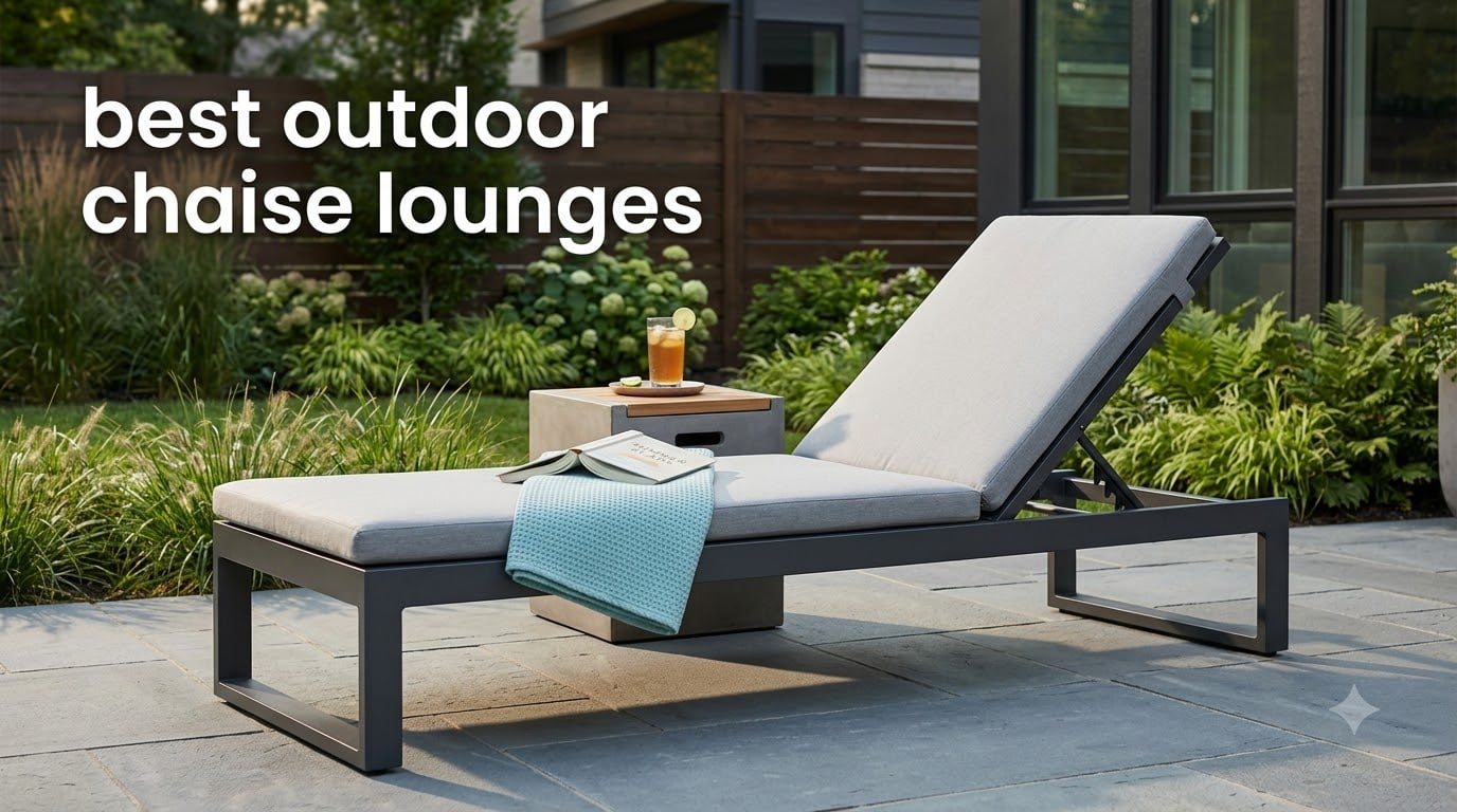 best outdoor chaise lounges