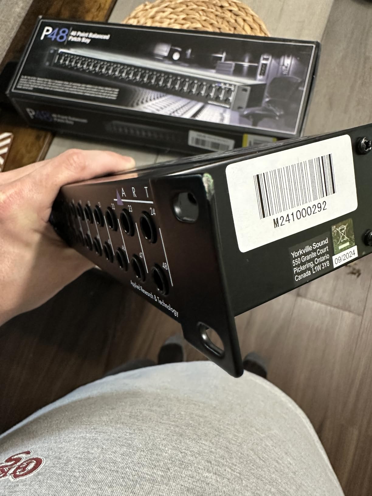 Art Pro Audio P48-48 Point Balanced Patch Bay customer photo 1