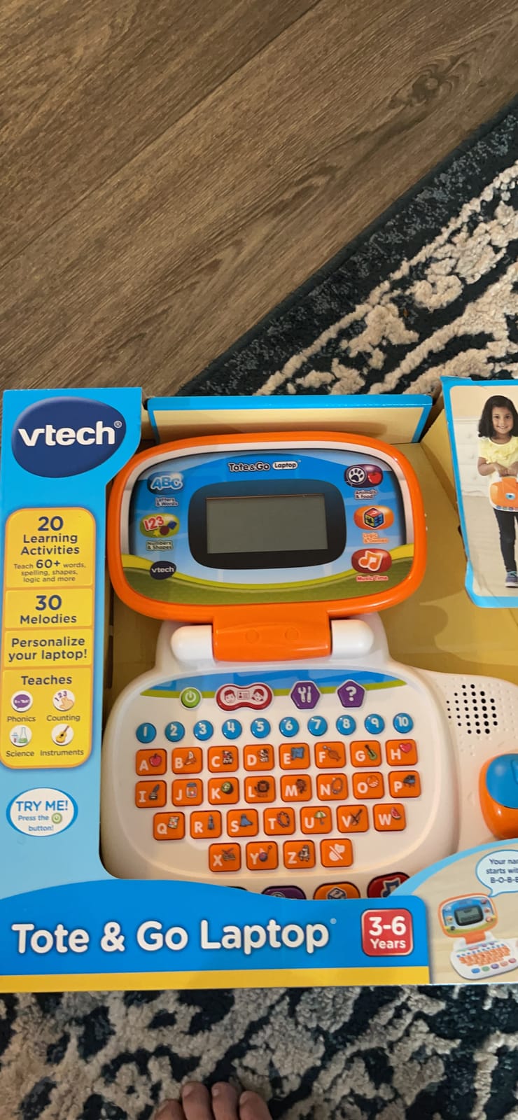 VTech Tote and Go Laptop, Orange customer photo 1