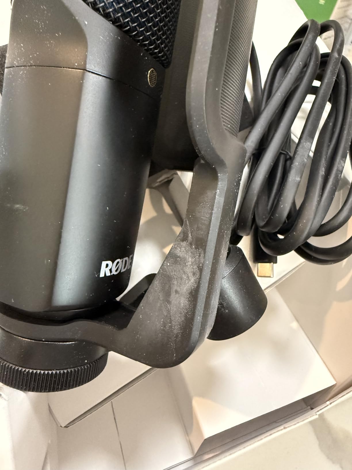 RØDE NT-USB+ Professional-Grade USB Condenser Microphone for Recording customer photo 2