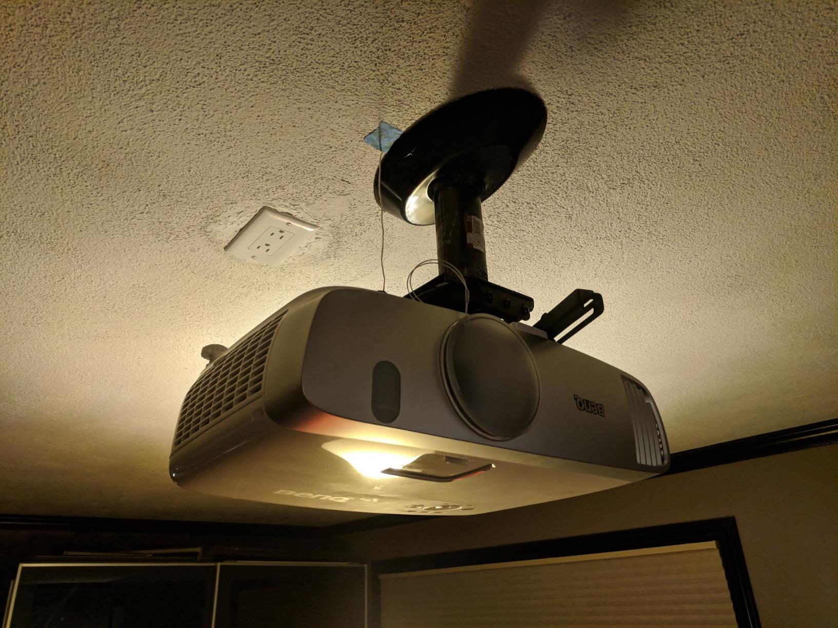 QualGear Pro-AV QG-KIT-CA-3IN-B Single Joist Ceiling Adapter, 3