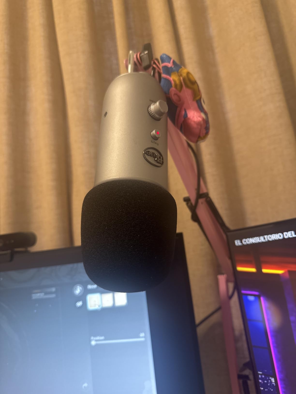 Blue Yeti Pop Filter Foam Mic Cover / Accessory for Blue Yeti Microphone customer photo 2