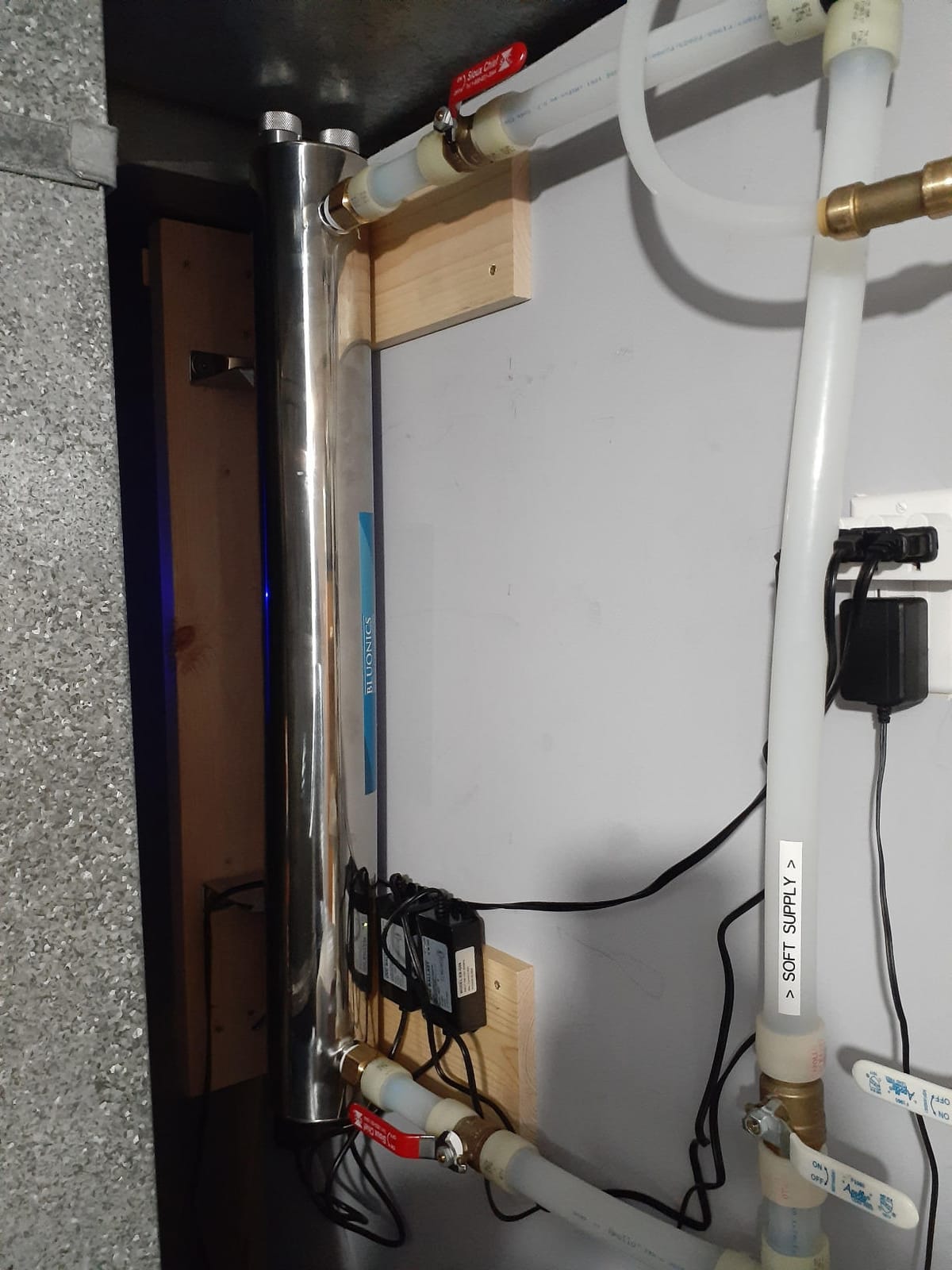 Whole House UV Water Filter System 24 GPM – 110W Stainless Steel UV Light – 1