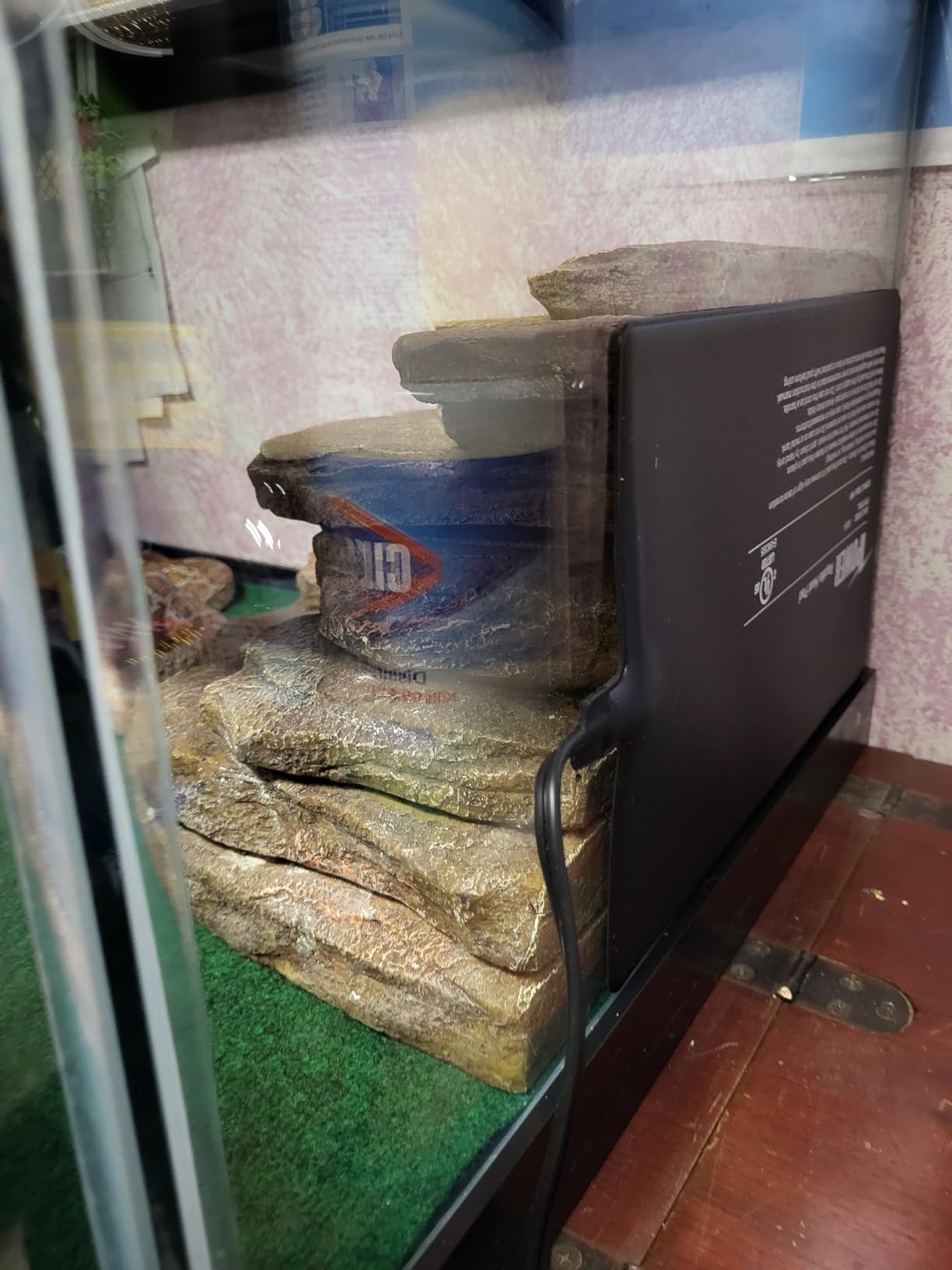 iPower 8X12 Inch Reptile Heat Pad Under Tank Heater Terrarium Warmer Heating Mat for Turtles Lizards Frogs and Other Small Animals customer photo 1