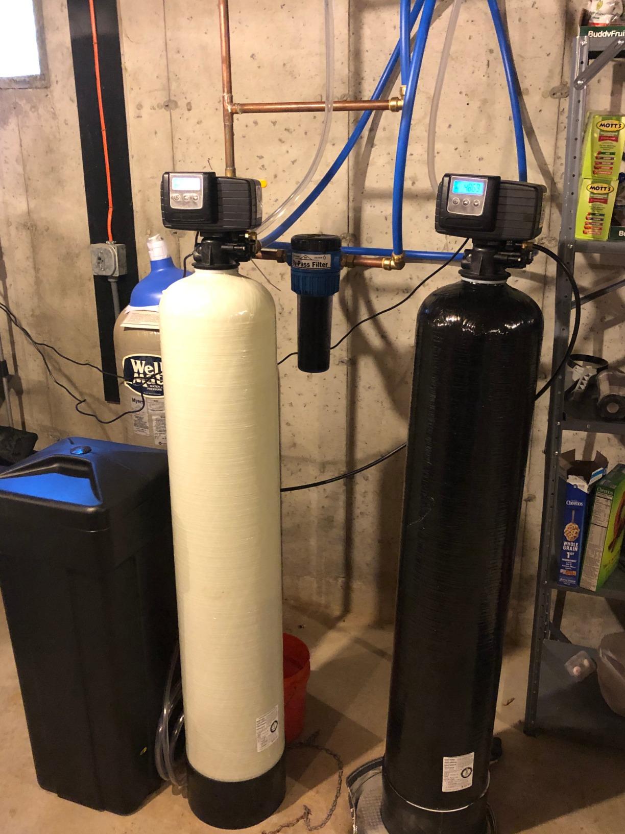 Air Injection Iron Eater Filter Great at Removing Iron Manganese, H2S Whole Home, Almond Series customer photo 2