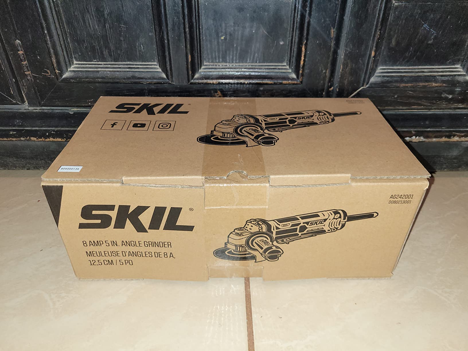 SKIL 8 Amp 5-Inch Corded Angle Grinder- AG242001 customer photo 2