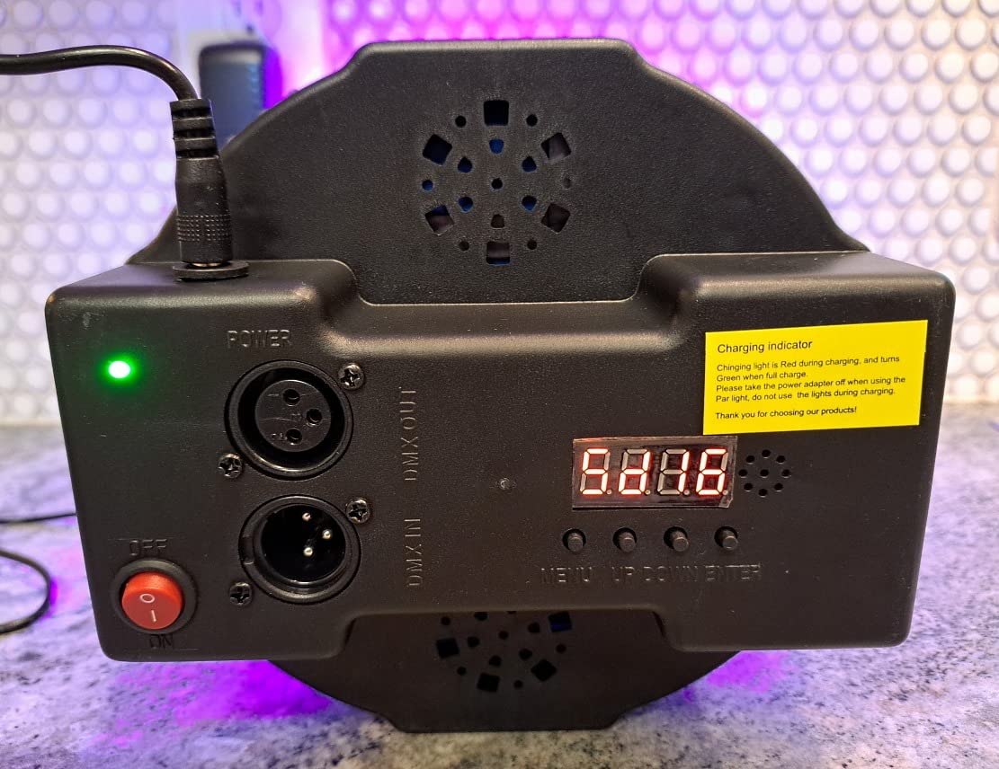 Rechargeable Stage Par Lights U`King RGB 36 LED Battery Powered Par Wireless Uplights with DMX and Remote Control Uplighting Light for DJ Disco Events Wedding Birthday Party Indoor Live Show Bar customer photo 2
