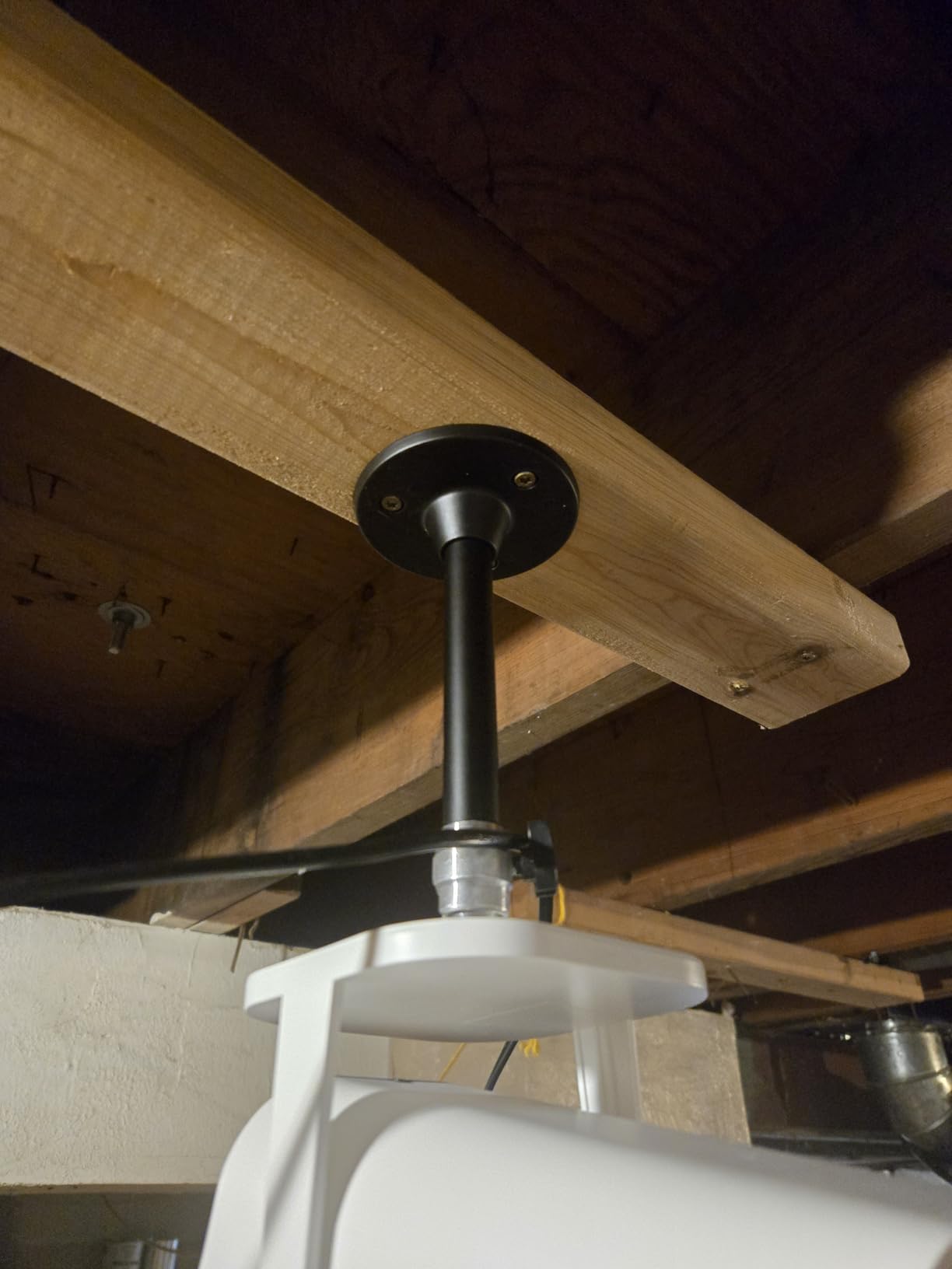 Mini Ceiling Wall Projector Mount Stand 175mm, Black customer photo 2