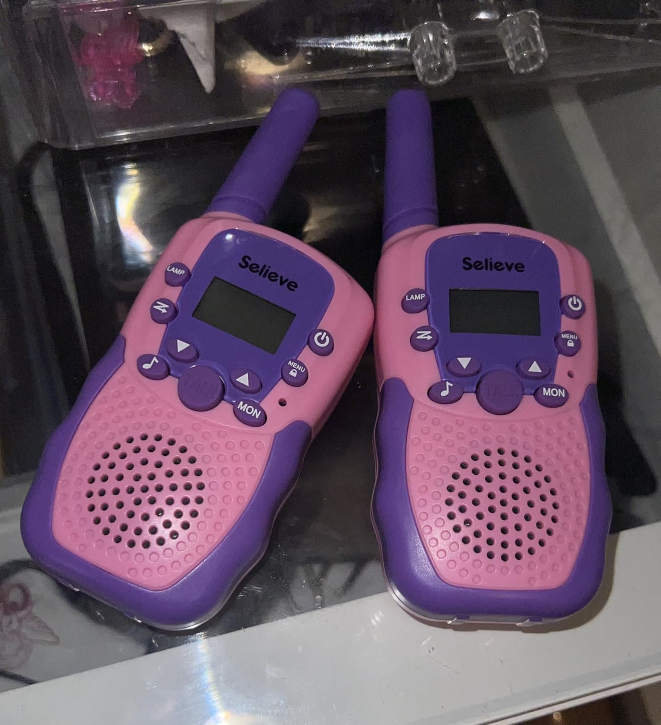 Selieve Walkie Talkies for Kids Ages 3-12 Two Way Radio with Flashlight customer photo 1