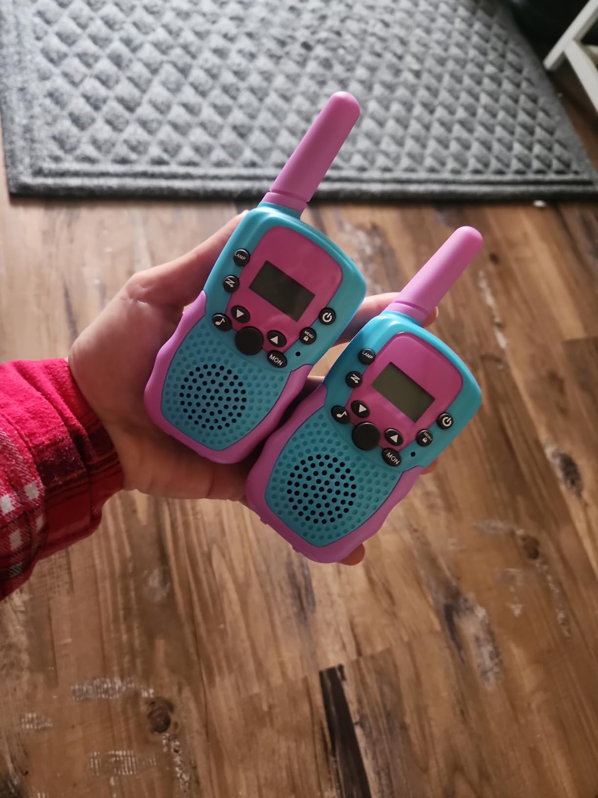 Selieve Walkie Talkies for Kids Ages 3-12 Two Way Radio with Flashlight customer photo 2