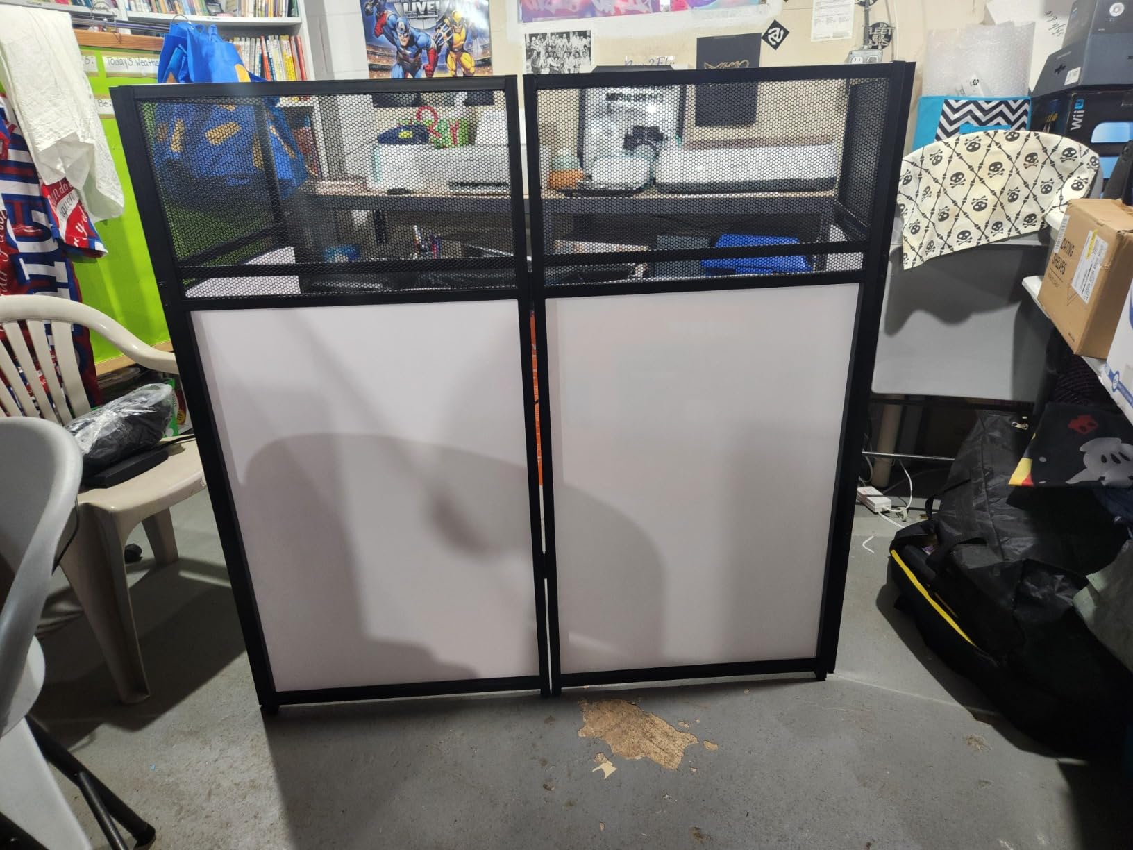 Rockville Rockbooth XL Black DJ Event Booth Facade with Built in Table, Bag customer photo 1