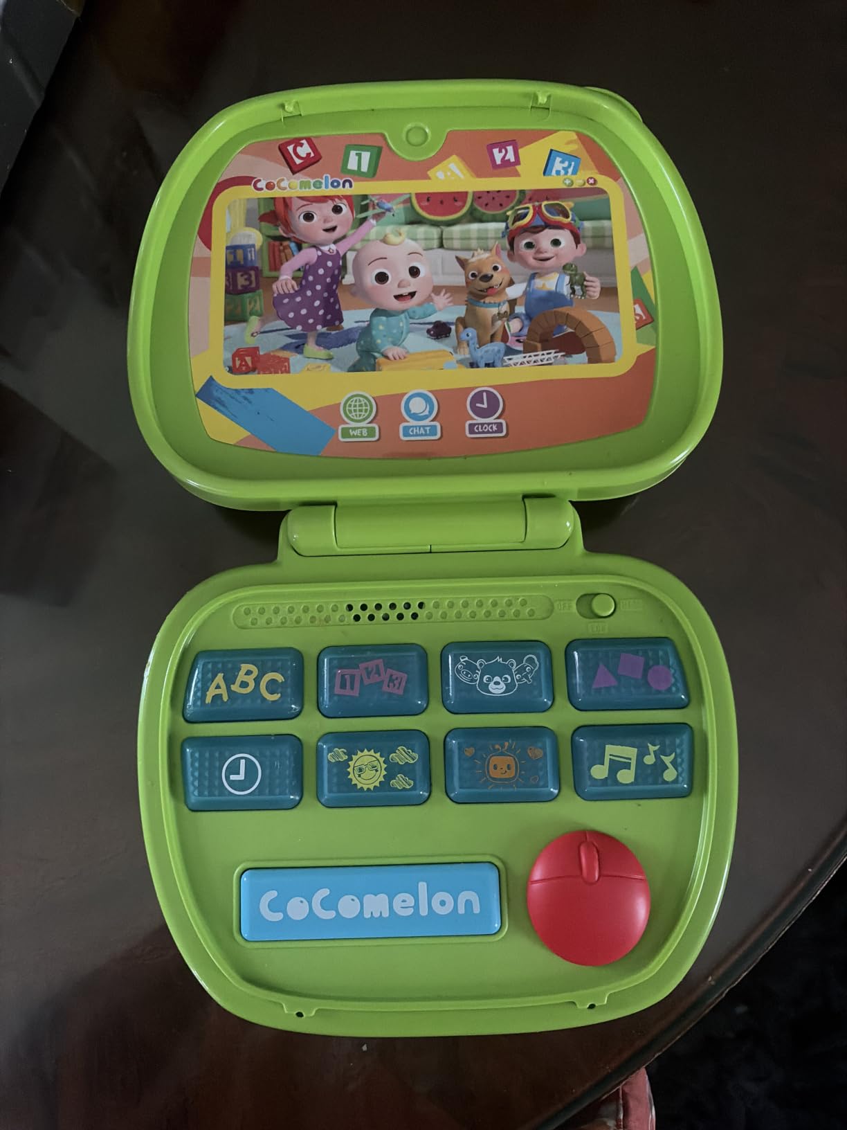 CoComelon Sing and Learn Laptop Toy for Kids, Lights, Sounds, and Music Encourages Letter, Number, Shape, and Animal Recognition, Kids Toys for Ages 18 Month, Green customer photo 1