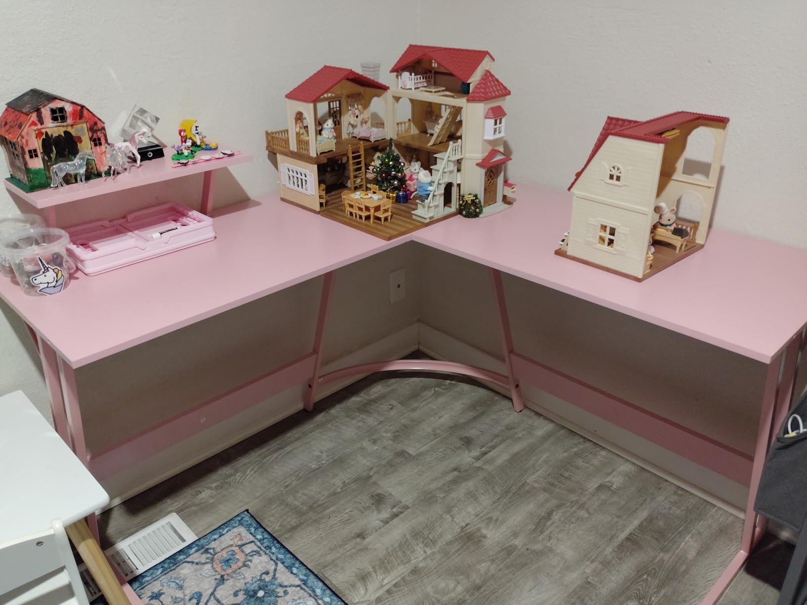 Homall L Shaped Gaming Desk Computer Corner Desk PC Gaming Desk Table customer photo 2